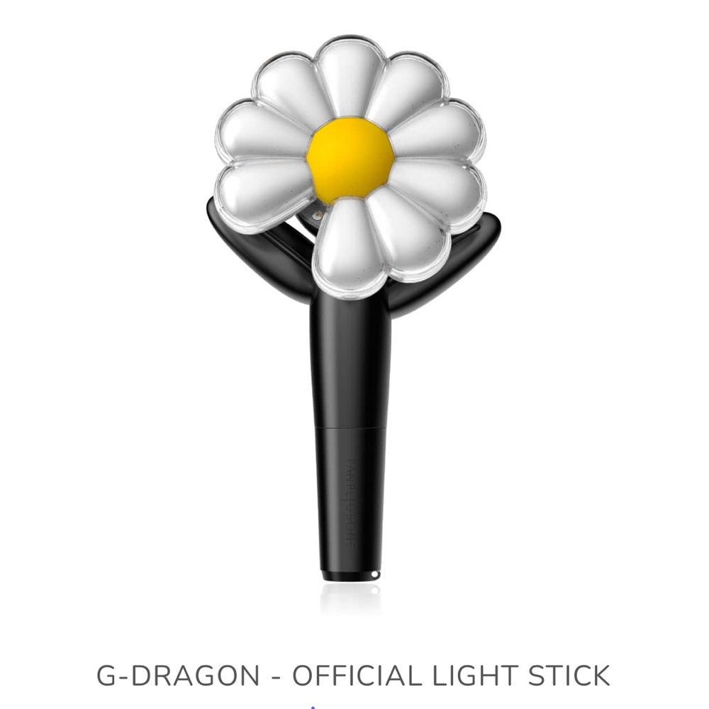 Black and White Flower Light Stick